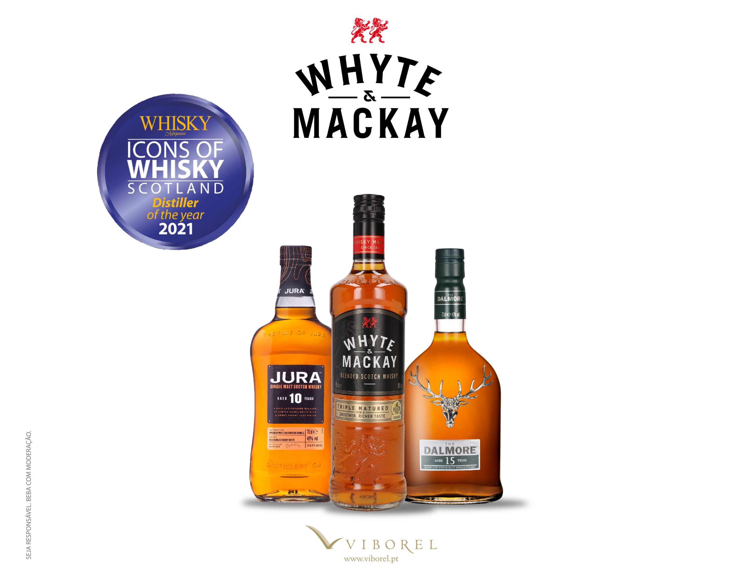 Whyte & Mackay reconhecida como “Distiller of the Year 2021”