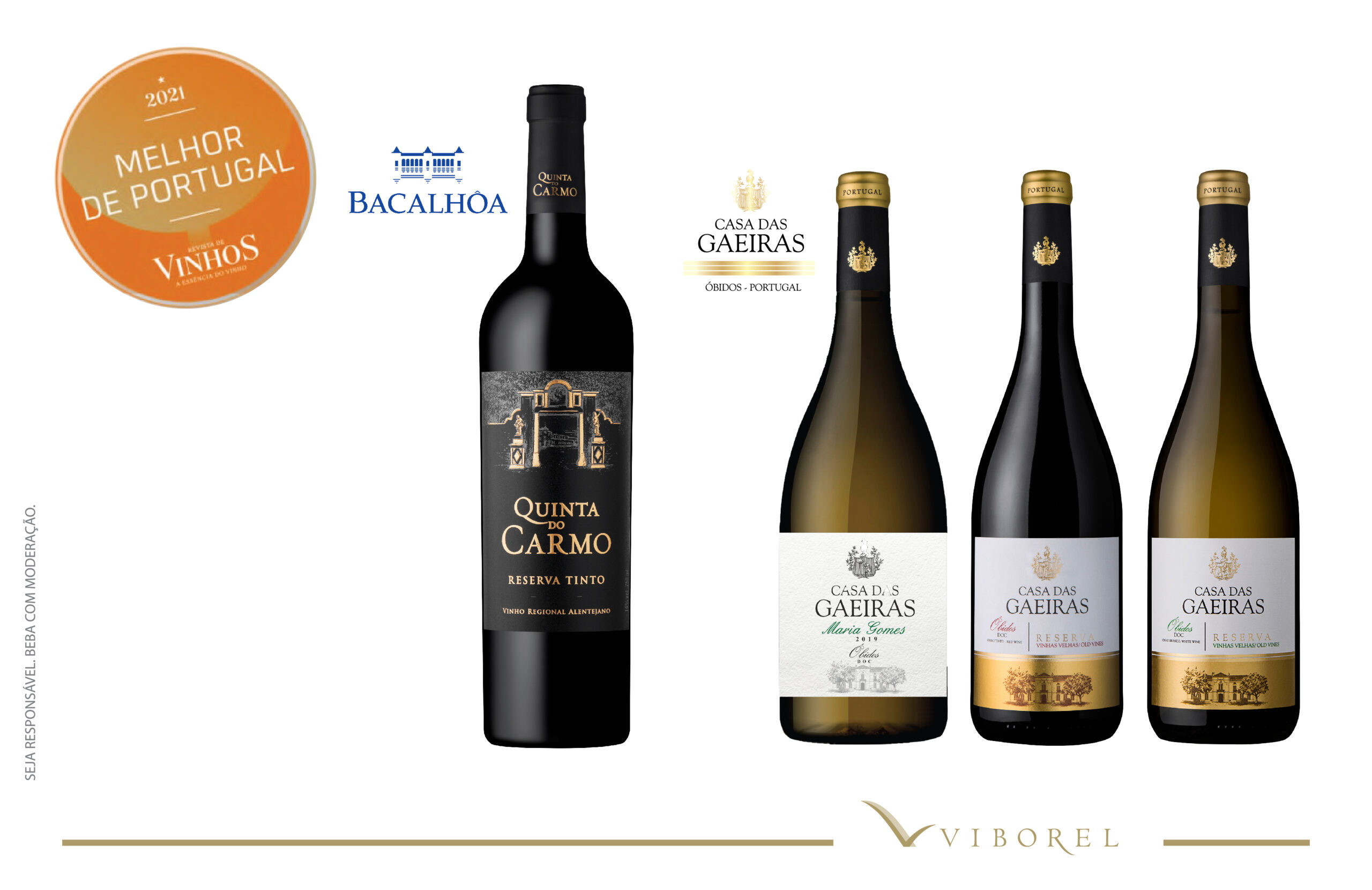Bacalhôa e Casa da Gaeiras com vinhos classificados como Melhores de Portugal 2021 da 25ª edição dos Melhores do ano de 2021 da Revista de Vinhos