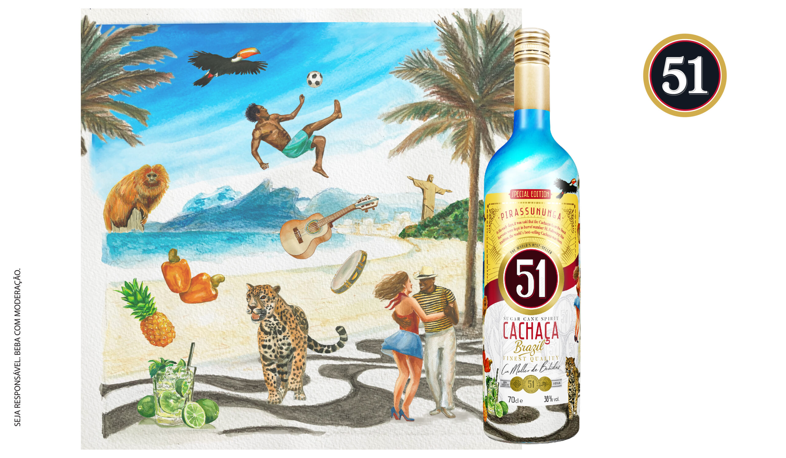 Cachaça 51 lança Edição Especial